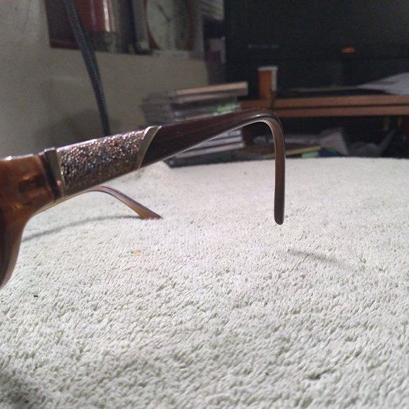 Vintage cats' eyeglasses made with Swarovski elements - Picture 3 of 5